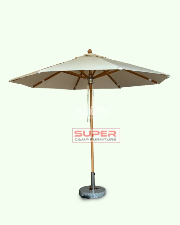 wooden finish HD umbrella